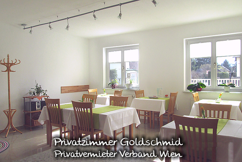 Privatzimmer Goldschmid - Frühstücksraum